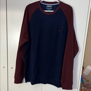 Izod Dark Blue and Maroon Sweatshirt